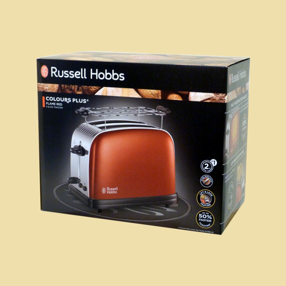 Russell Hobbs Toaster Colours Plus+ Flame Red 2333056 rot eBay